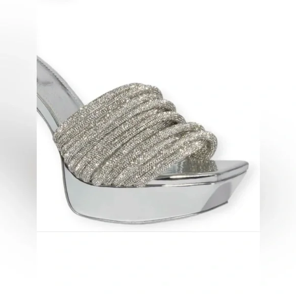 Jonathan Simkhai Lena Multi Strap Crystal Platform Sandal - Picture 2 of 8